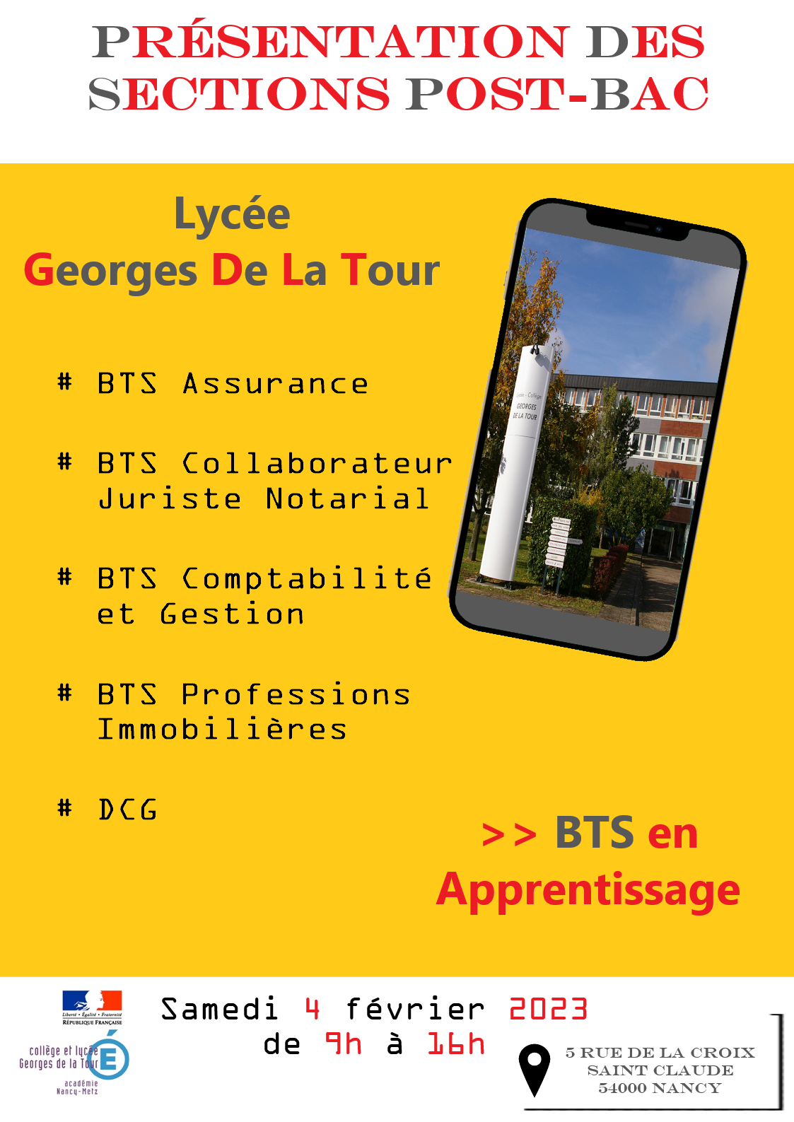 affiche JPO